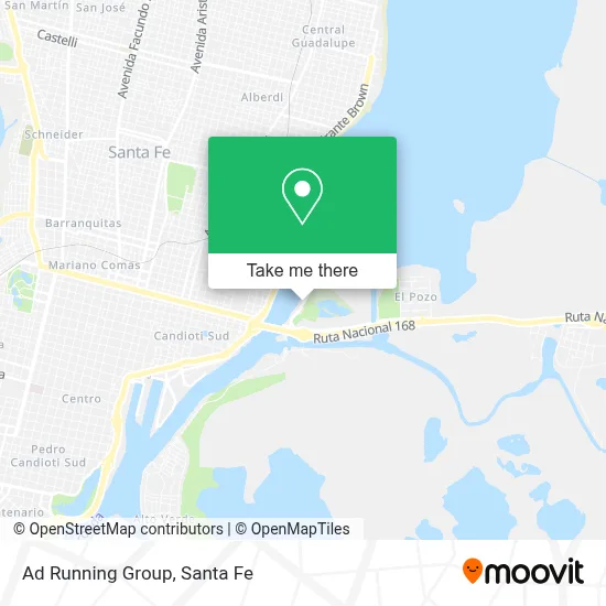 Ad Running Group map