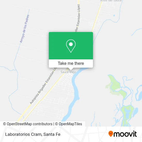 Laboratorios Cram map