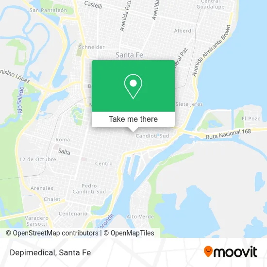 Depimedical map