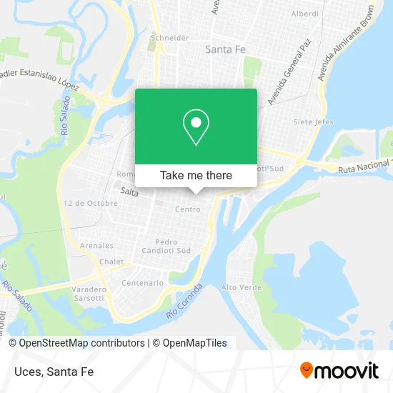 Uces map