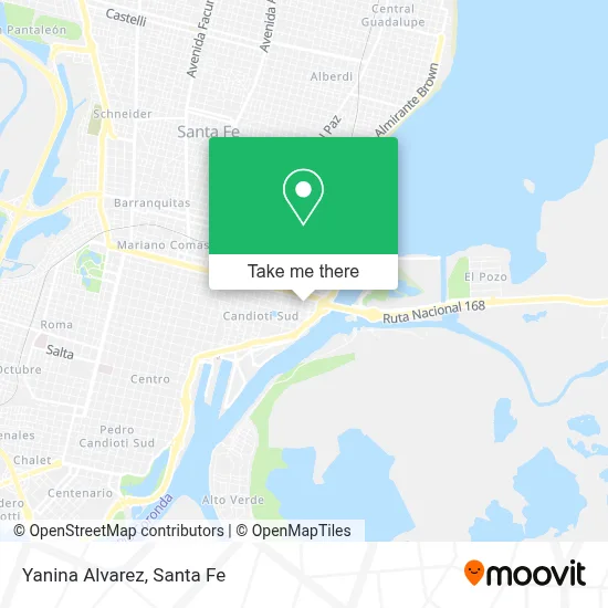 Yanina Alvarez map