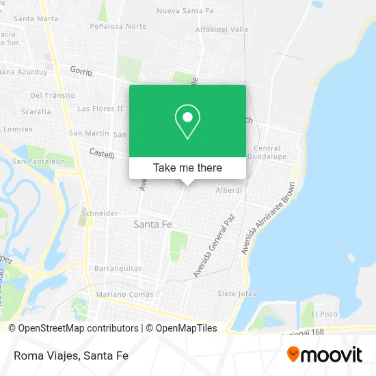 Roma Viajes map