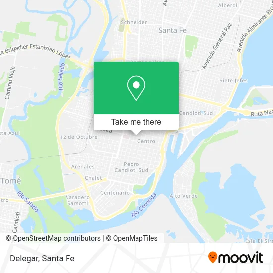 Delegar map