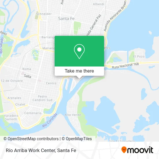 Río Arriba Work Center map