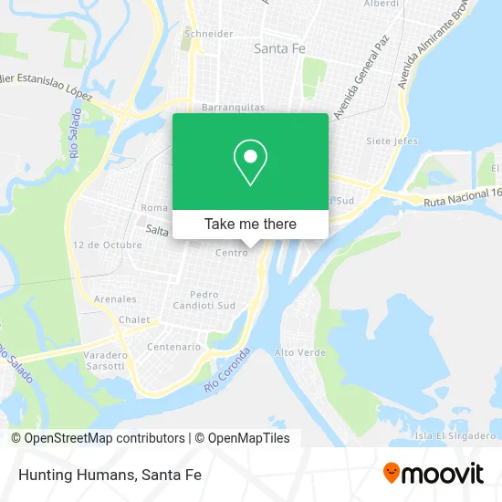 Hunting Humans map