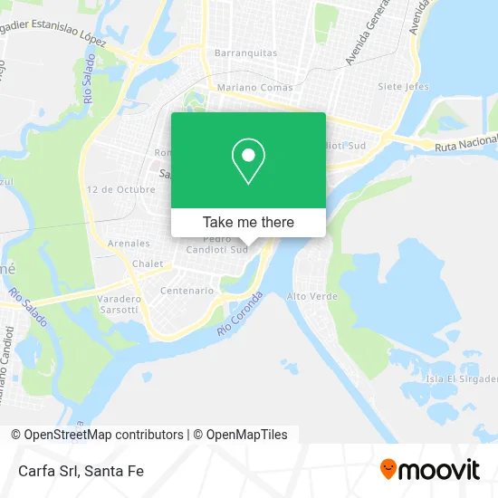 Carfa Srl map