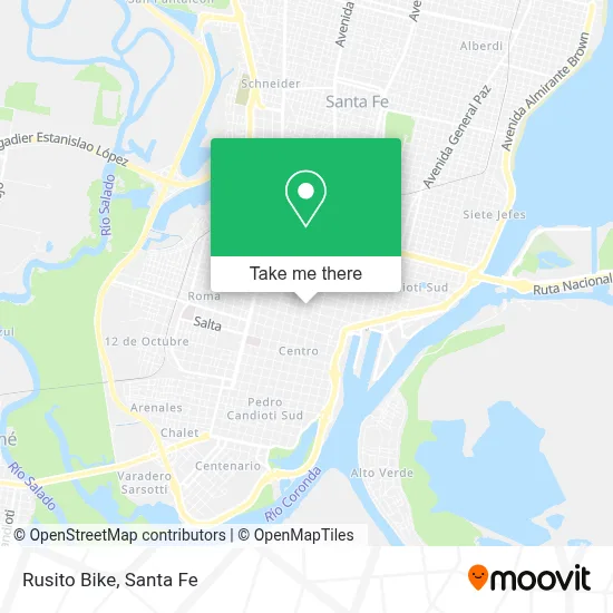 Rusito Bike map