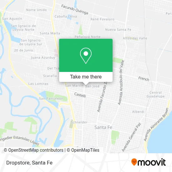 Dropstore map