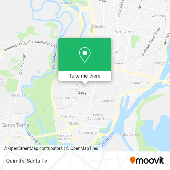 Quimife map