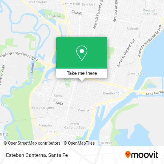 Esteban Canterna map