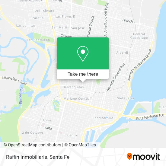 Raffin Inmobiliaria map