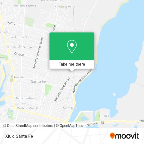 Xiux map