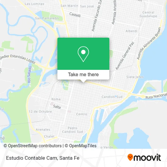 Estudio Contable Cam map
