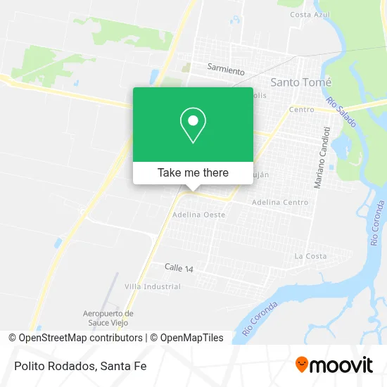 Polito Rodados map