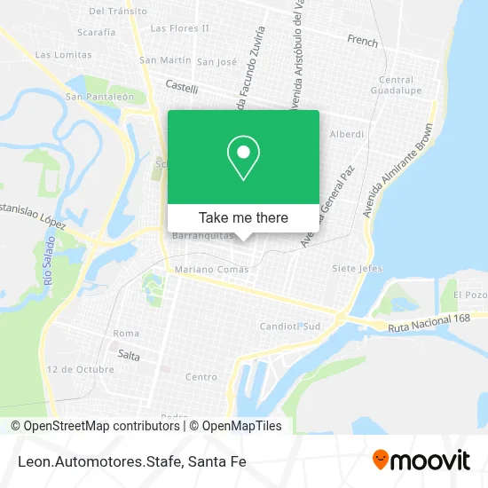 Leon.Automotores.Stafe map