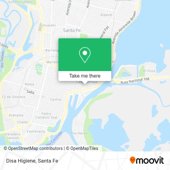 Disa Higiene map
