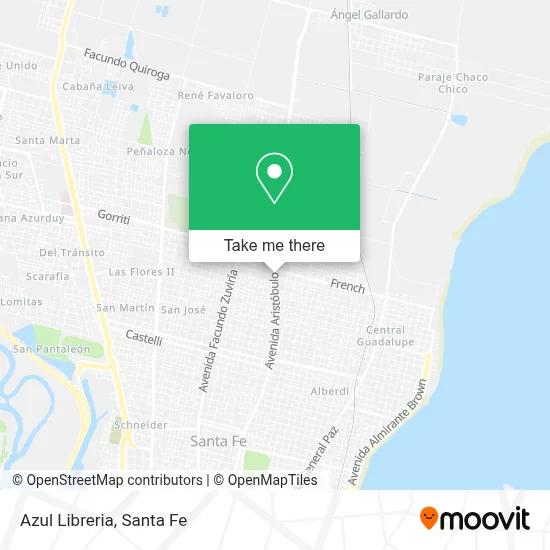Azul Libreria map