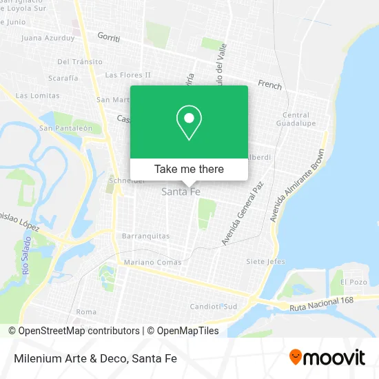 Milenium Arte & Deco map