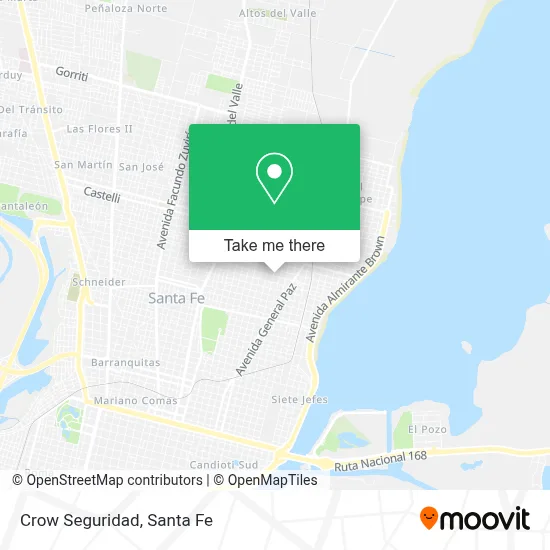 Crow Seguridad map