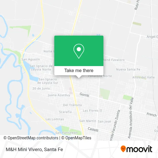 M&H Mini Vivero map