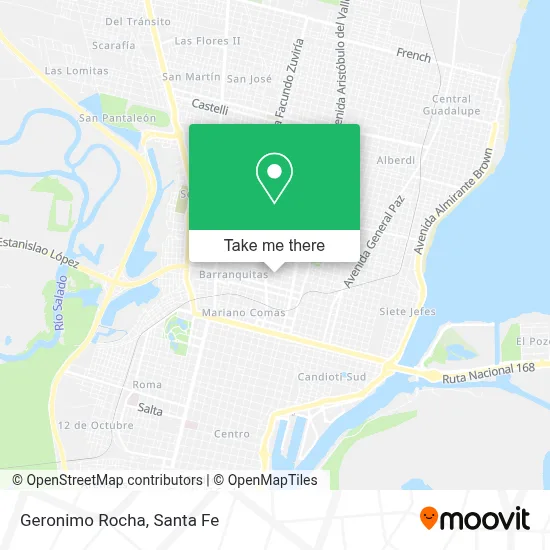 Geronimo Rocha map