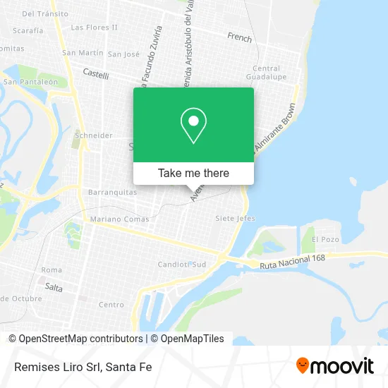 Remises Liro Srl map