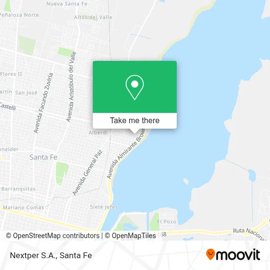 Nextper S.A. map