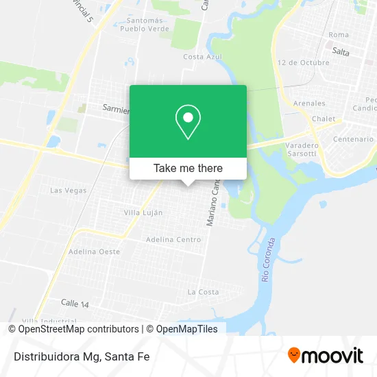 Distribuidora Mg map