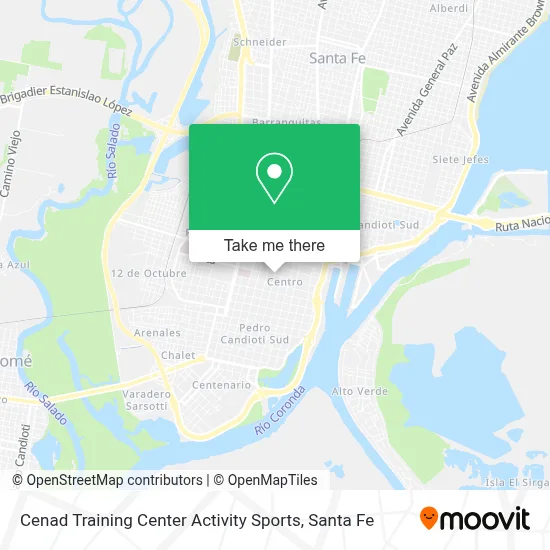 Cenad Training Center Activity Sports map