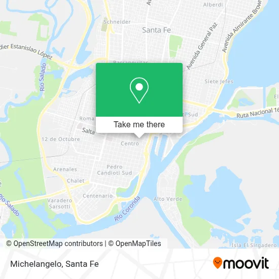 Michelangelo map