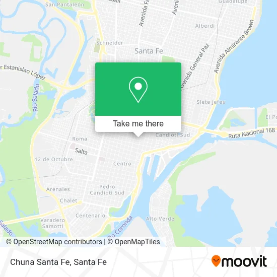 Chuna Santa Fe map
