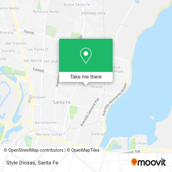 Style Diosas map