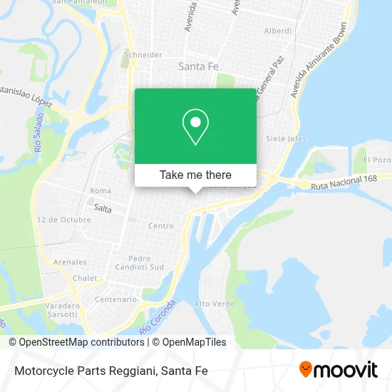 Motorcycle Parts Reggiani map