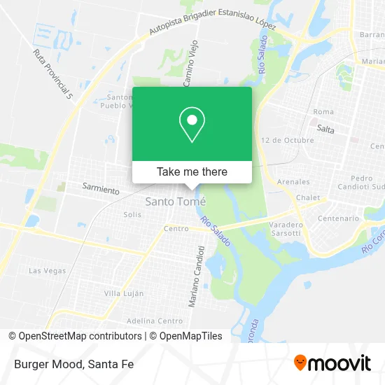 Burger Mood map