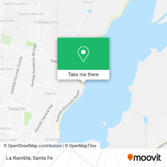 La Rambla map