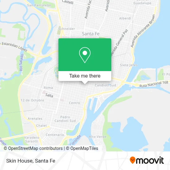 Skin House map