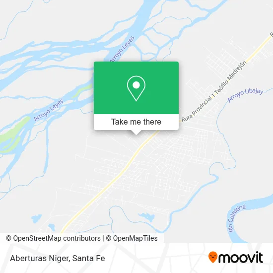 Aberturas Niger map