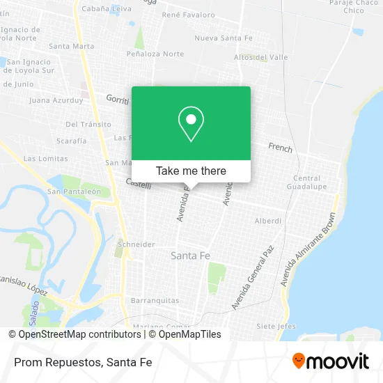 Prom Repuestos map