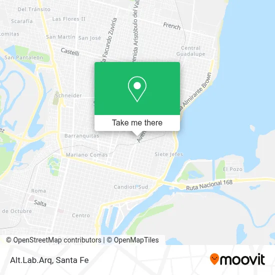 Alt.Lab.Arq map