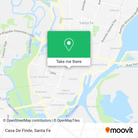 Casa De Finde map