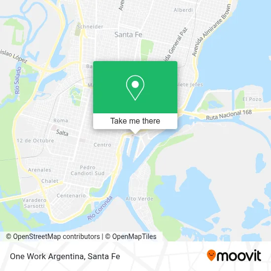 One Work Argentina map