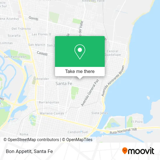 Bon Appetit map