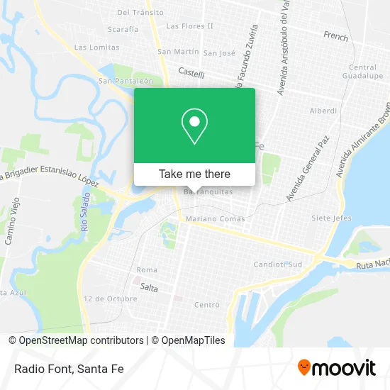 Radio Font map