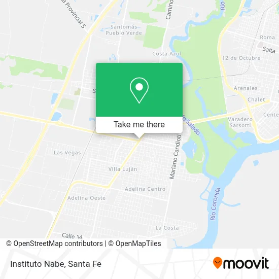 Instituto Nabe map