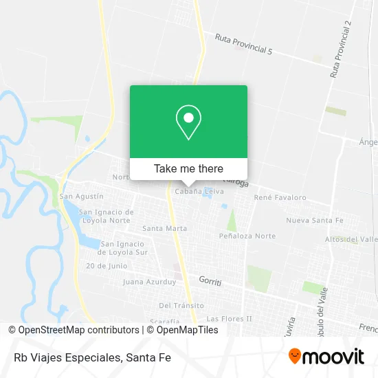 Rb Viajes Especiales map