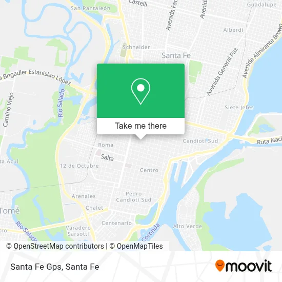 Santa Fe Gps map
