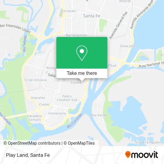 Play Land map