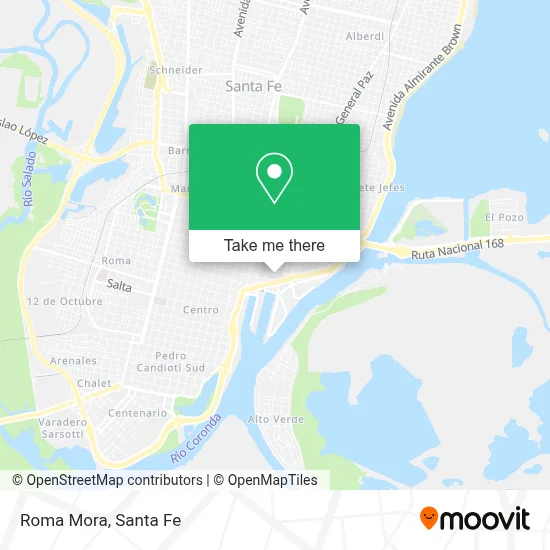 Roma Mora map