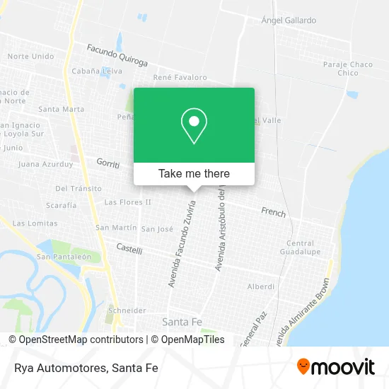 Rya Automotores map