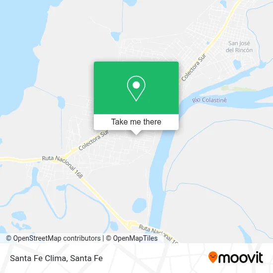 Santa Fe Clima map
